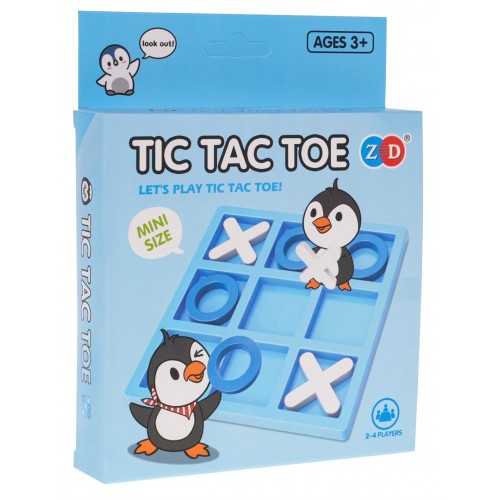Tic Tac Toe logická hra verzia Penguin