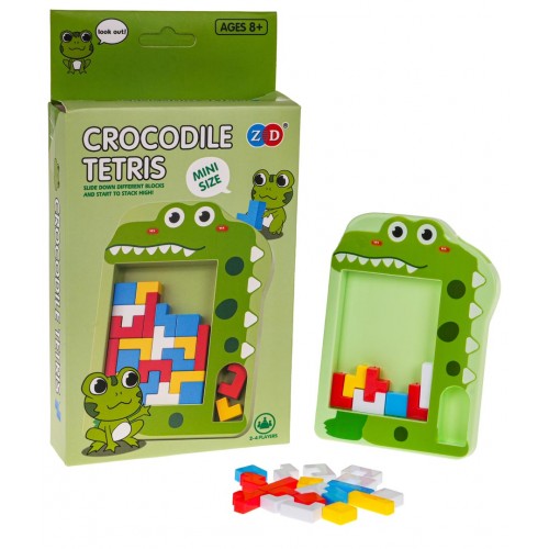 Tetris krokodíl logická hra