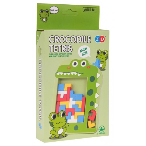 Tetris krokodíl logická hra