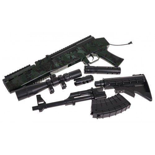 SKS puška na gélové BBs + príslušenstvo