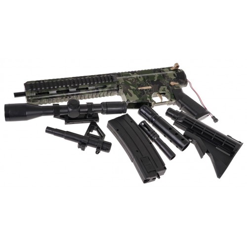 M4 puška na gélové BBs + príslušenstvo