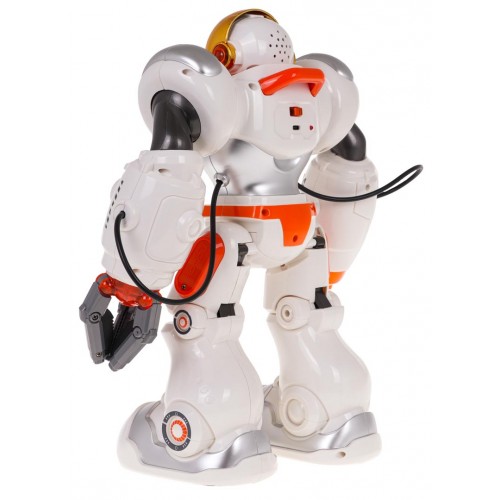 Multifunkčný oranžovo-biely R/C robot
