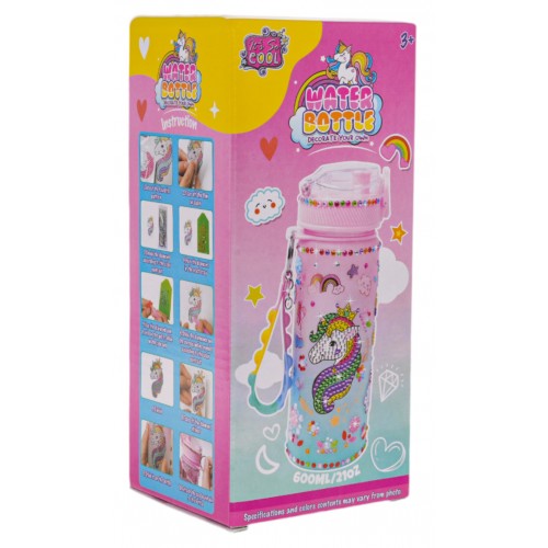 Fľaša na vodu Unicorn + príslušenstvo
