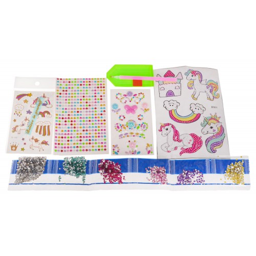 Fľaša na vodu Unicorn + príslušenstvo