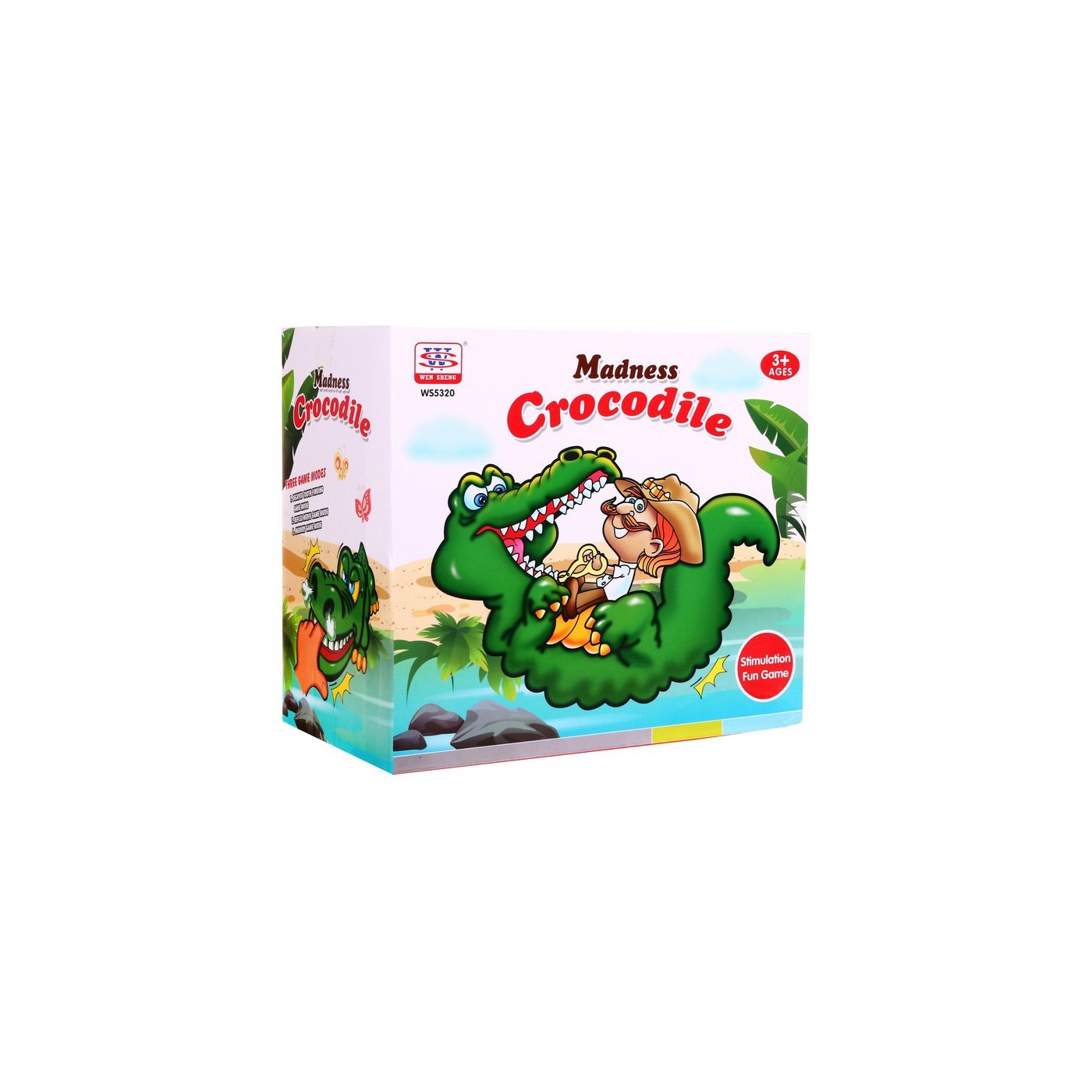 Zručnostná hra "Krokodíl u zubára" pre deti 3+ Interaktívna hračka + 3 herné režimy Bolavý zub Reflex Pamäť