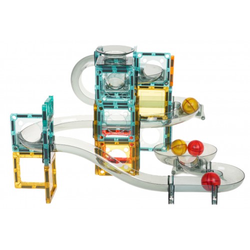 Magnetické bloky Guľôčková dráha 88 ks.