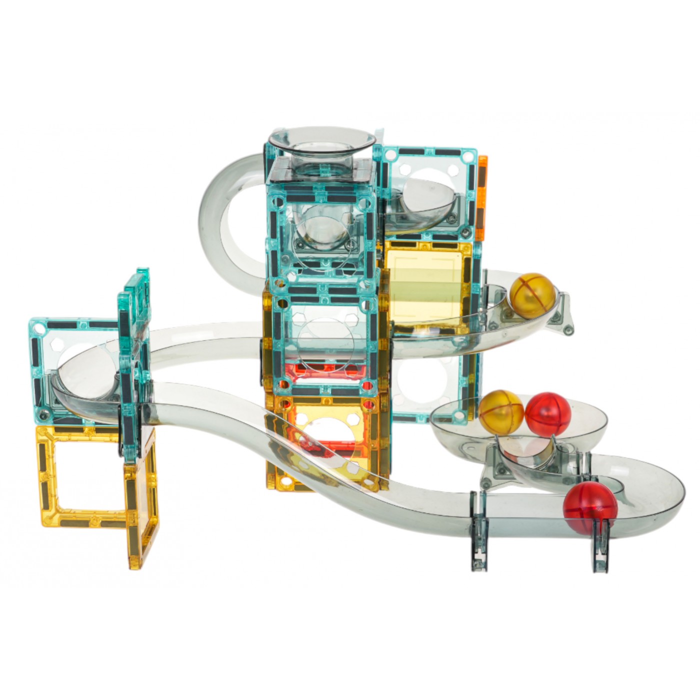 Magnetické bloky Guľôčková dráha 88 ks.