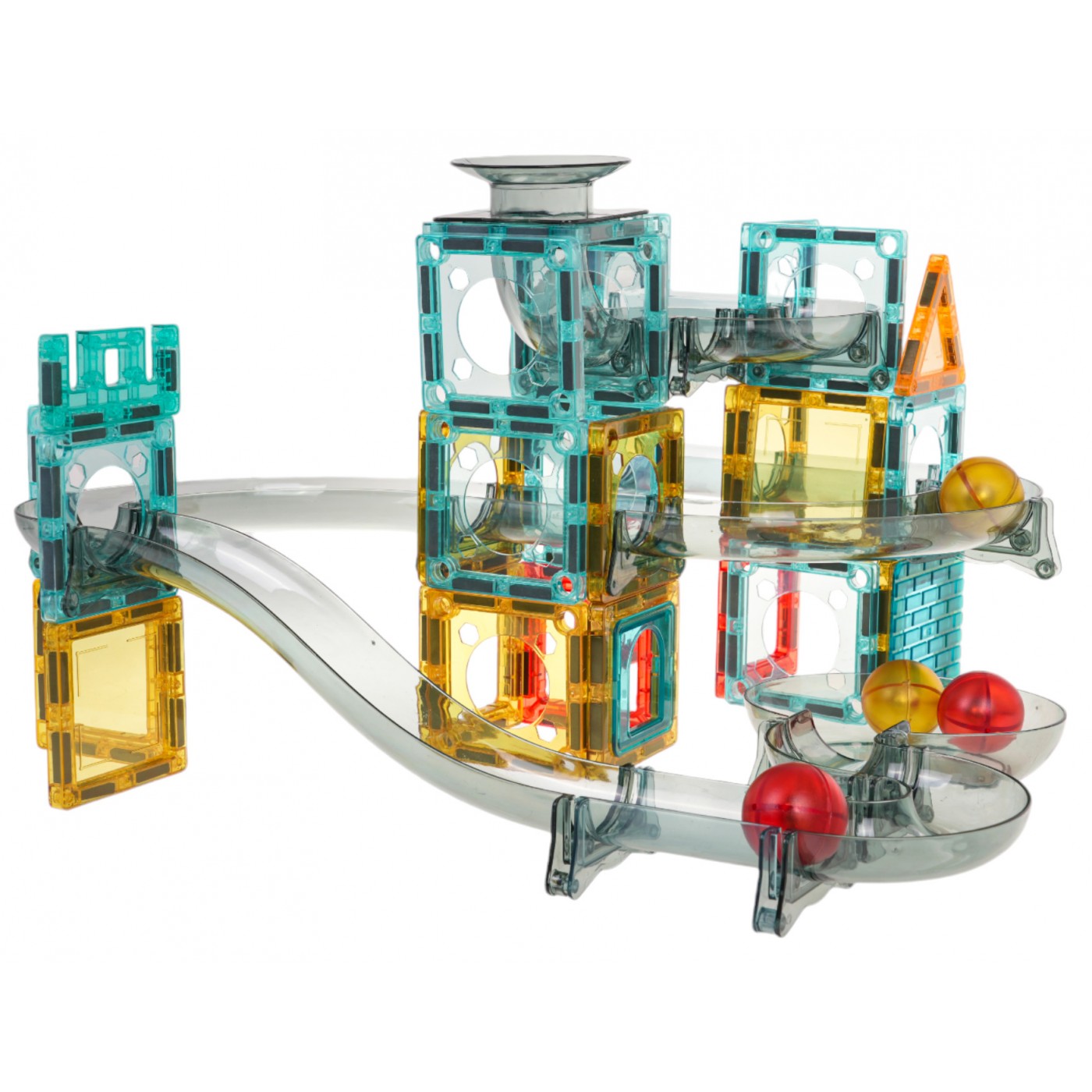 Magnetické bloky Guľôčková dráha 88 ks.