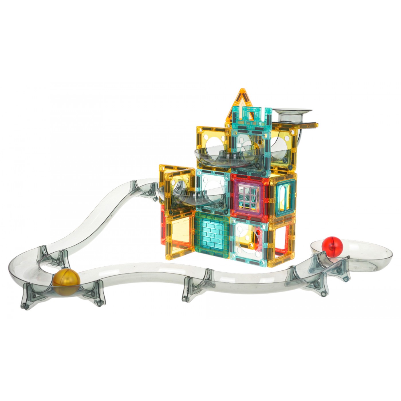 Magnetické bloky Guľôčková dráha 88 ks.