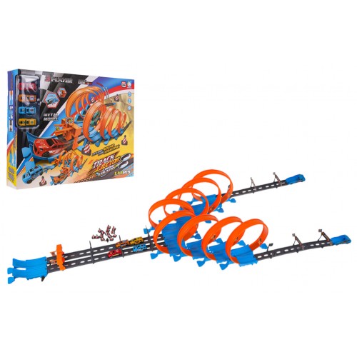 Extrémna pretekárska dráha so svetelnou a zvukovou funkciou 111 ks.