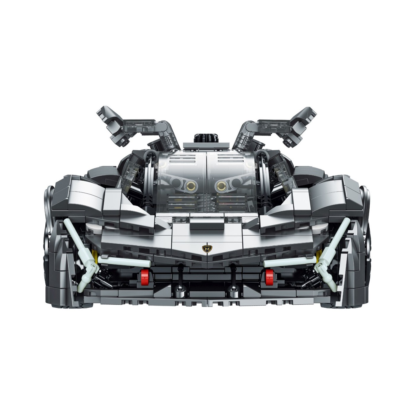 Sada blokov do športového auta v sivej farbe 1512 ks.