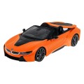 BMW i8 Roadster oranžové RASTAR model 1:12 Diaľkovo ovládané auto + ovládač 2,4 GHz