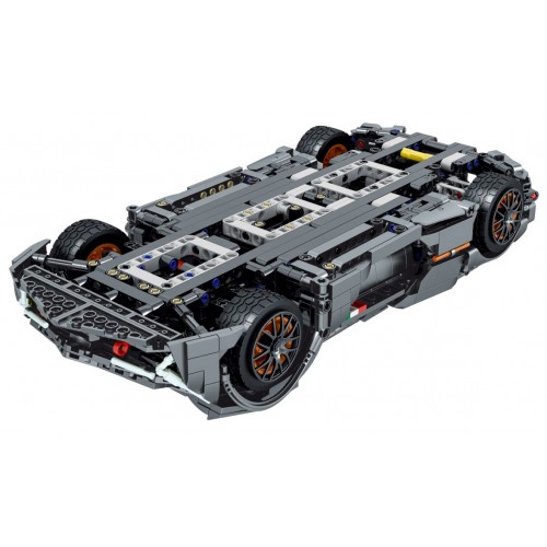 Sada blokov do športového auta v sivej farbe 1512 ks.