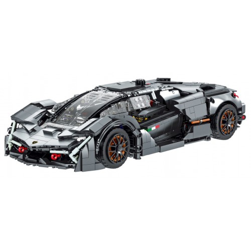 Sada blokov do športového auta v sivej farbe 1512 ks.