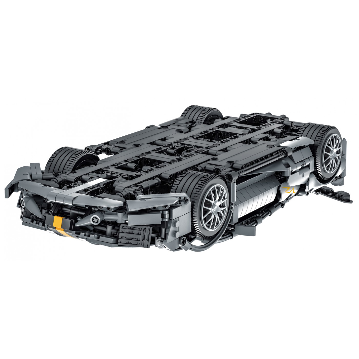 Sada blokov do športového auta v sivej farbe 1356 ks.