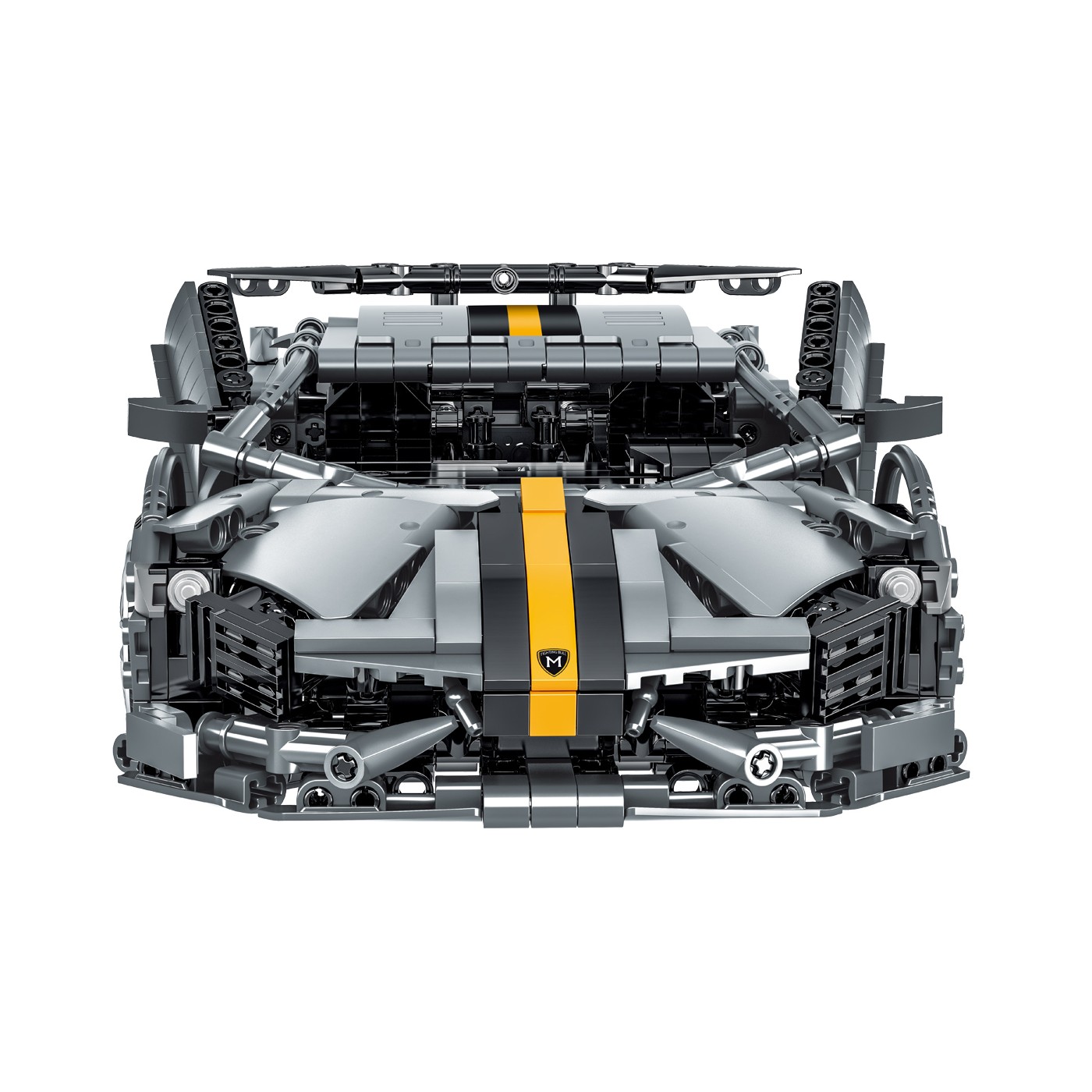 Sada blokov do športového auta v sivej farbe 1356 ks.