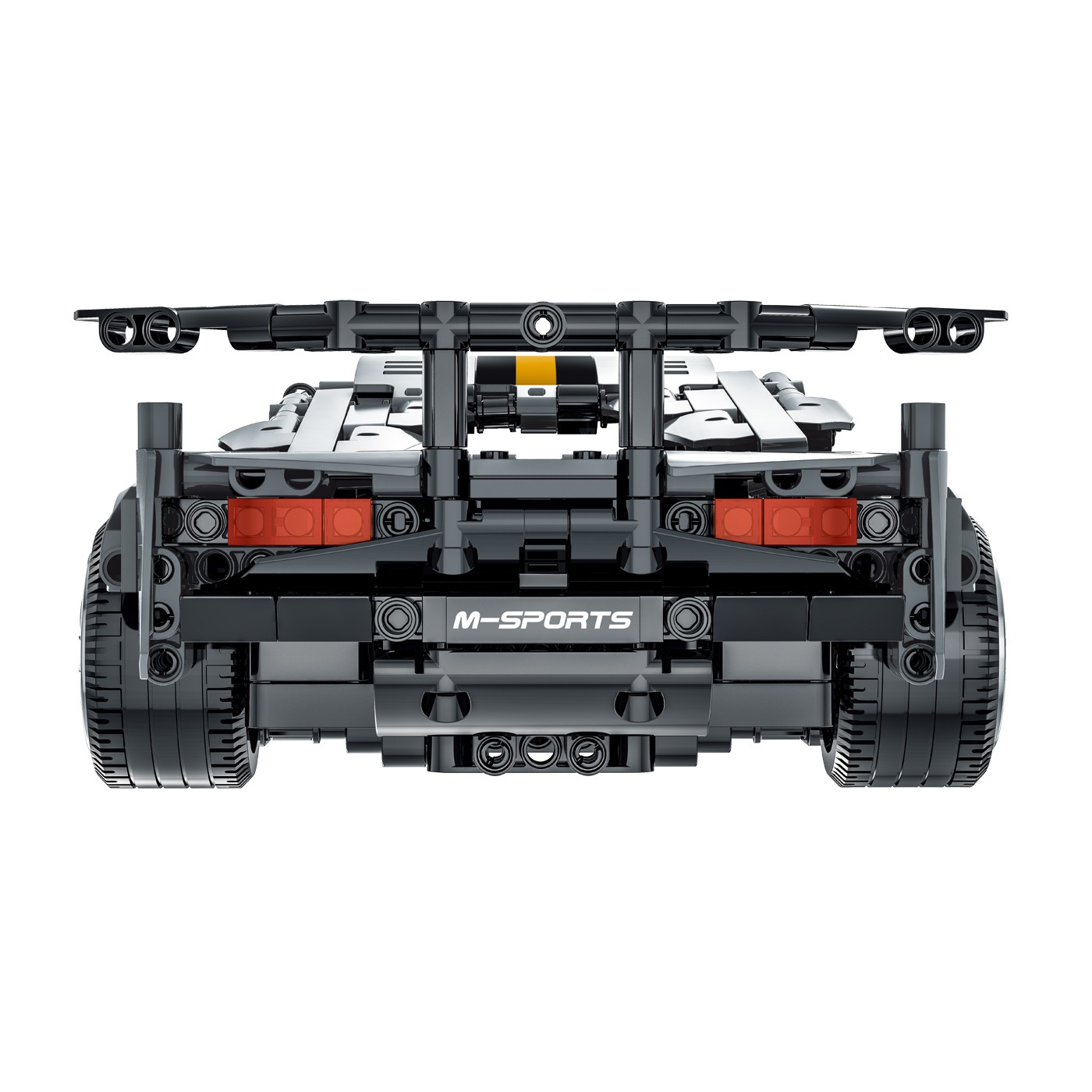 Sada blokov do športového auta v sivej farbe 1356 ks.