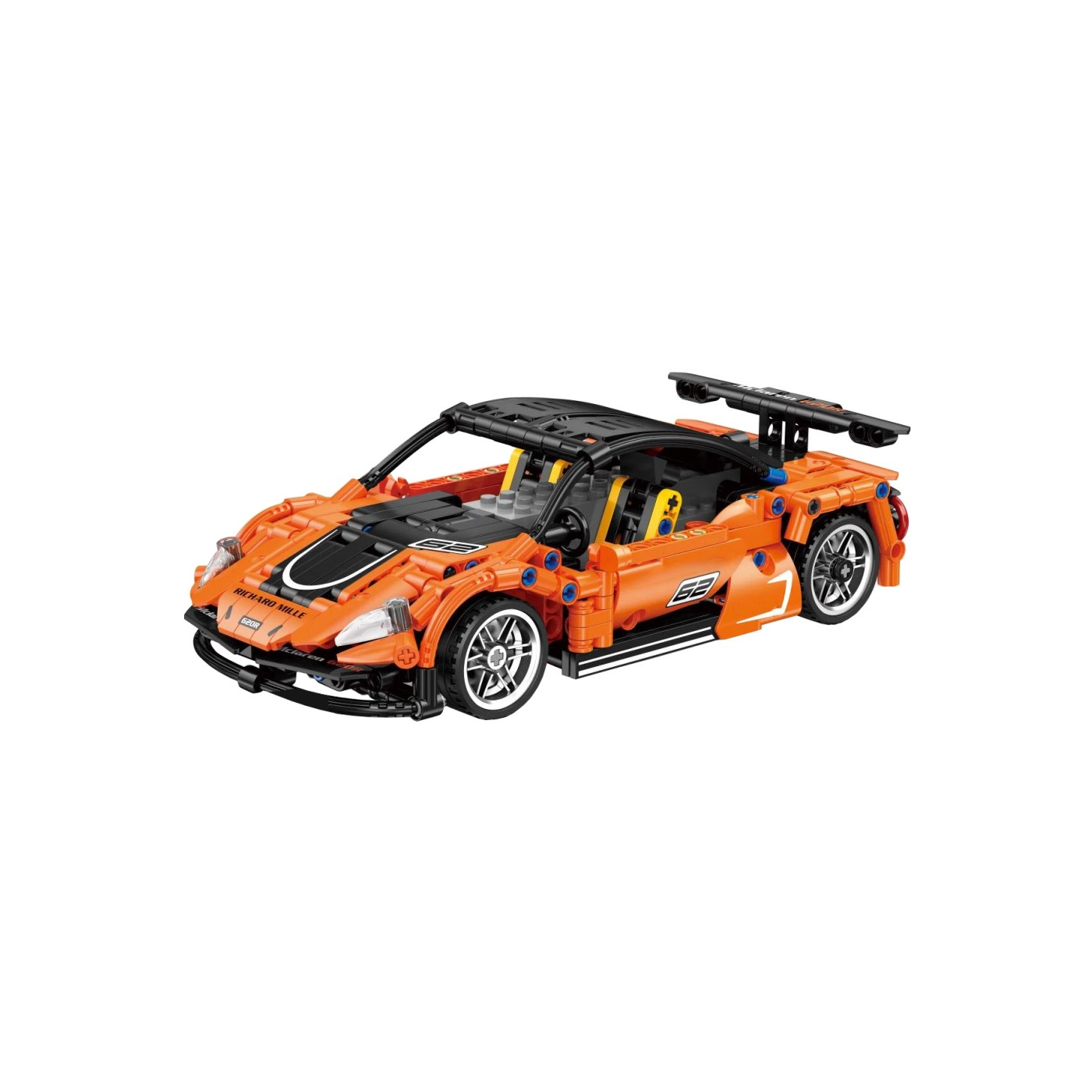 Sada športových blokov do auta 491 ks. Oranžová