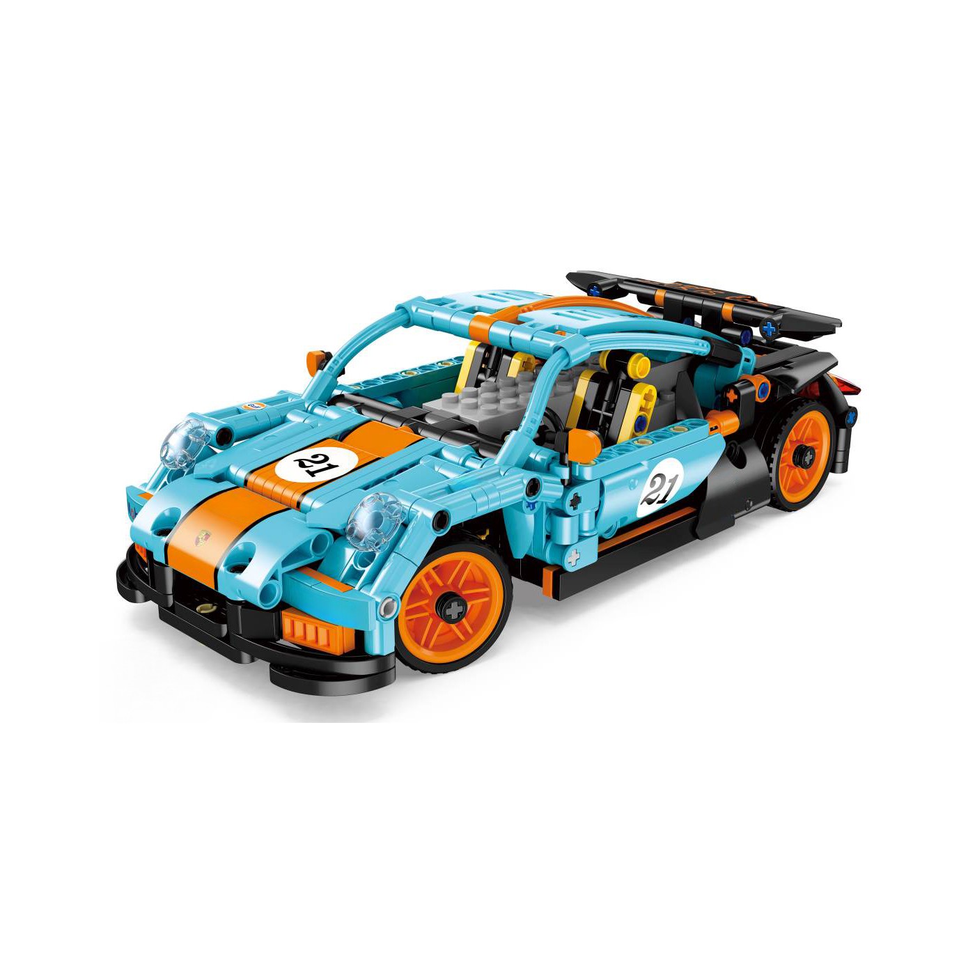 Sada autoblokov 534 kusov. Modrá