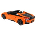 BMW i8 Roadster oranžové RASTAR model 1:12 Diaľkovo ovládané auto + ovládač 2,4 GHz