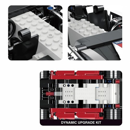 Sada autoblokov 585 kusov. Čierna