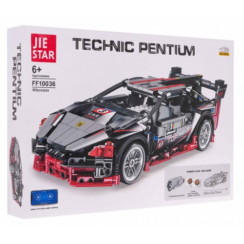 Sada autoblokov 585 kusov. Čierna