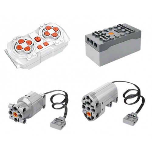 Červená sada blokov do športových áut 1958 ks.