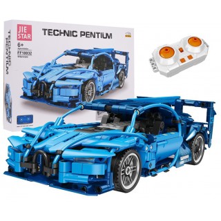 Sada autoblokov 523 kusov. Modrá