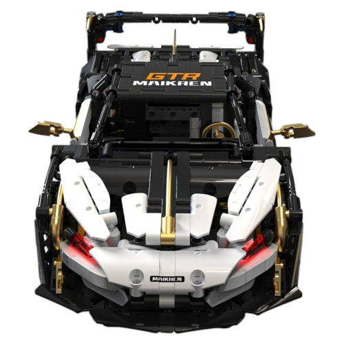 Sada športových blokov do auta biela/čierna 1242 ks.