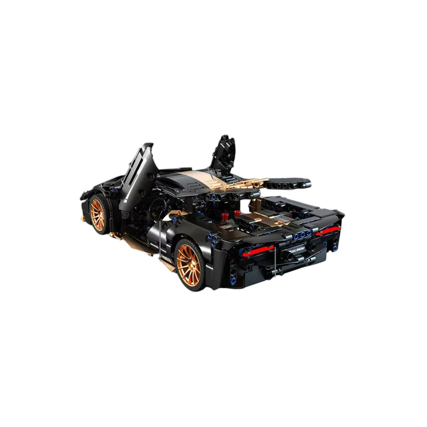 Sada športových blokov do auta čierna 1309 ks.