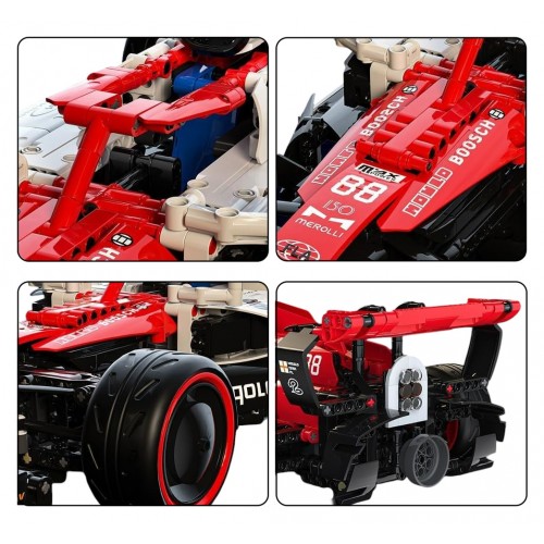 Bolid Block Set 1185 kusov. Červená