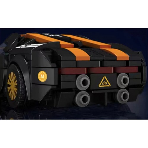 Sada autoblokov 386 kusov. Čierna