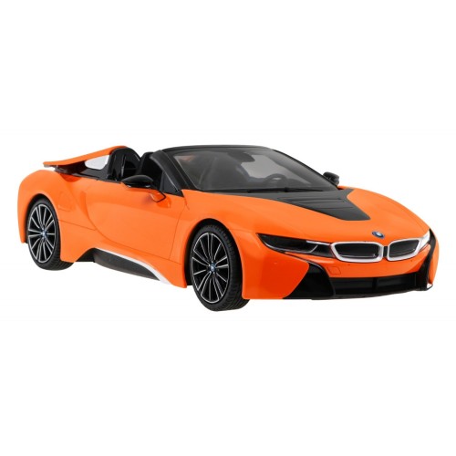 BMW i8 Roadster oranžové RASTAR model 1:12 Diaľkovo ovládané auto + ovládač 2,4 GHz