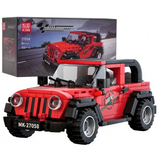 Sada autoblokov 414 kusov. Červená