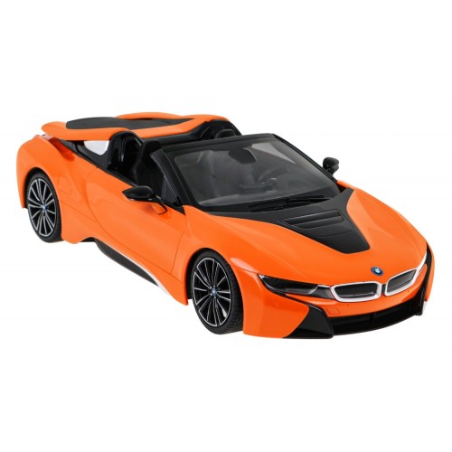 BMW i8 Roadster oranžové RASTAR model 1:12 Diaľkovo ovládané auto + ovládač 2,4 GHz