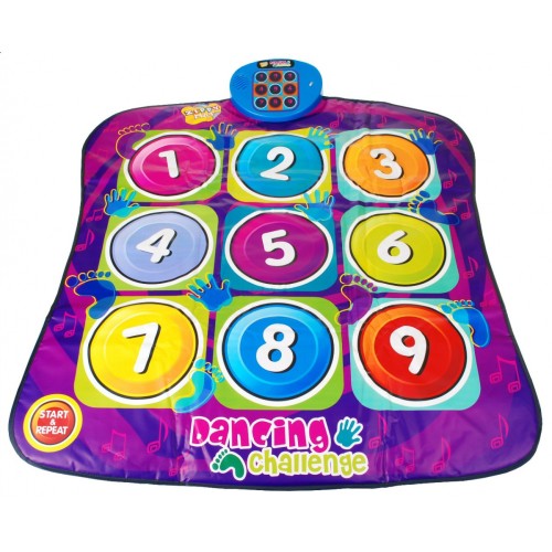 Koberec zručnostná "Čísla" pre deti 3+ Hra na udržanie rovnováhy + 5 úrovní Ruky Nohy