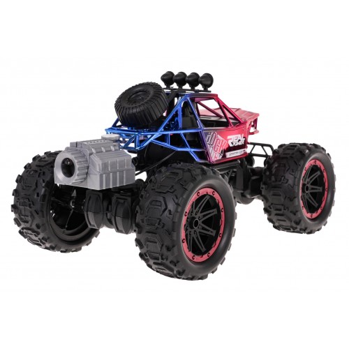 REAL ROCK Crawler s funkciou Smoke R/C Red