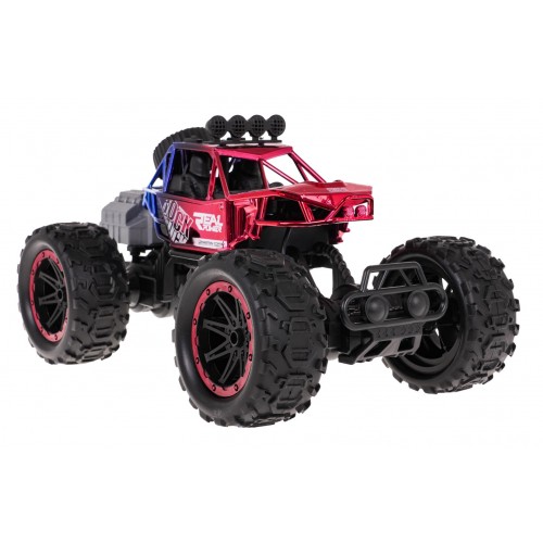 REAL ROCK Crawler s funkciou Smoke R/C Red
