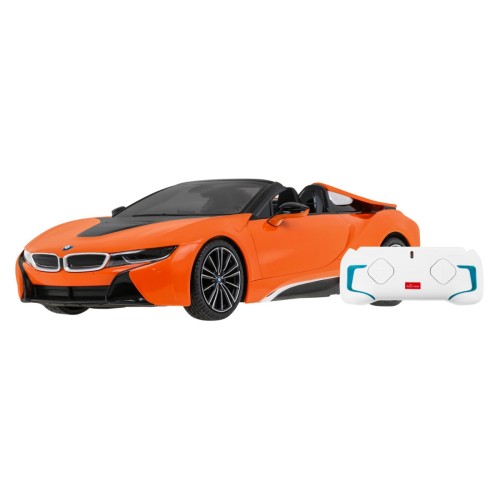 BMW i8 Roadster oranžové RASTAR model 1:12 Diaľkovo ovládané auto + ovládač 2,4 GHz
