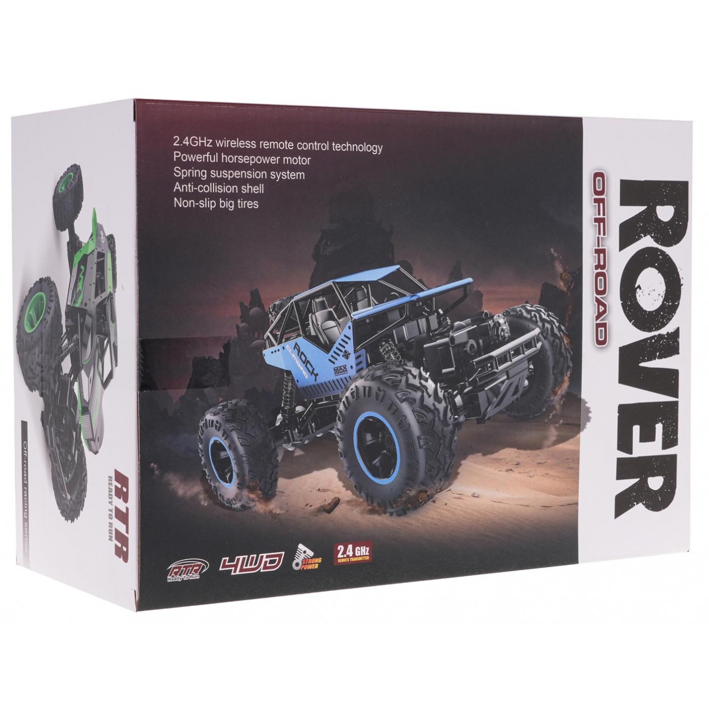 Pásový traktor ROVER 1:16 R/C čierny