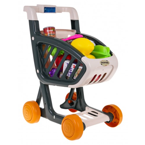 Nákupný košík s funkciou svetla a hudby 41 ks. zelená