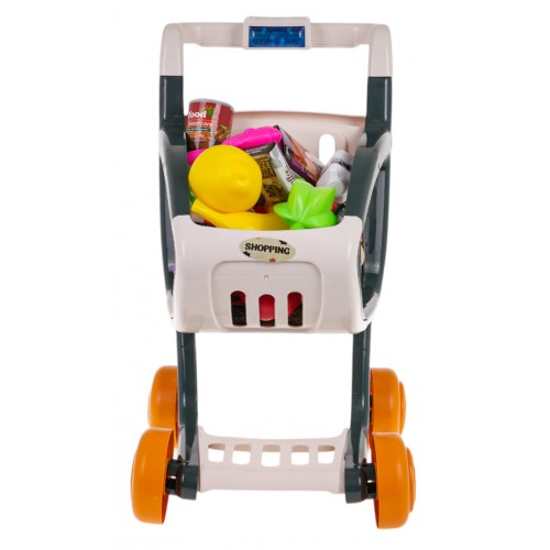 Nákupný košík s funkciou svetla a hudby 41 ks. zelená