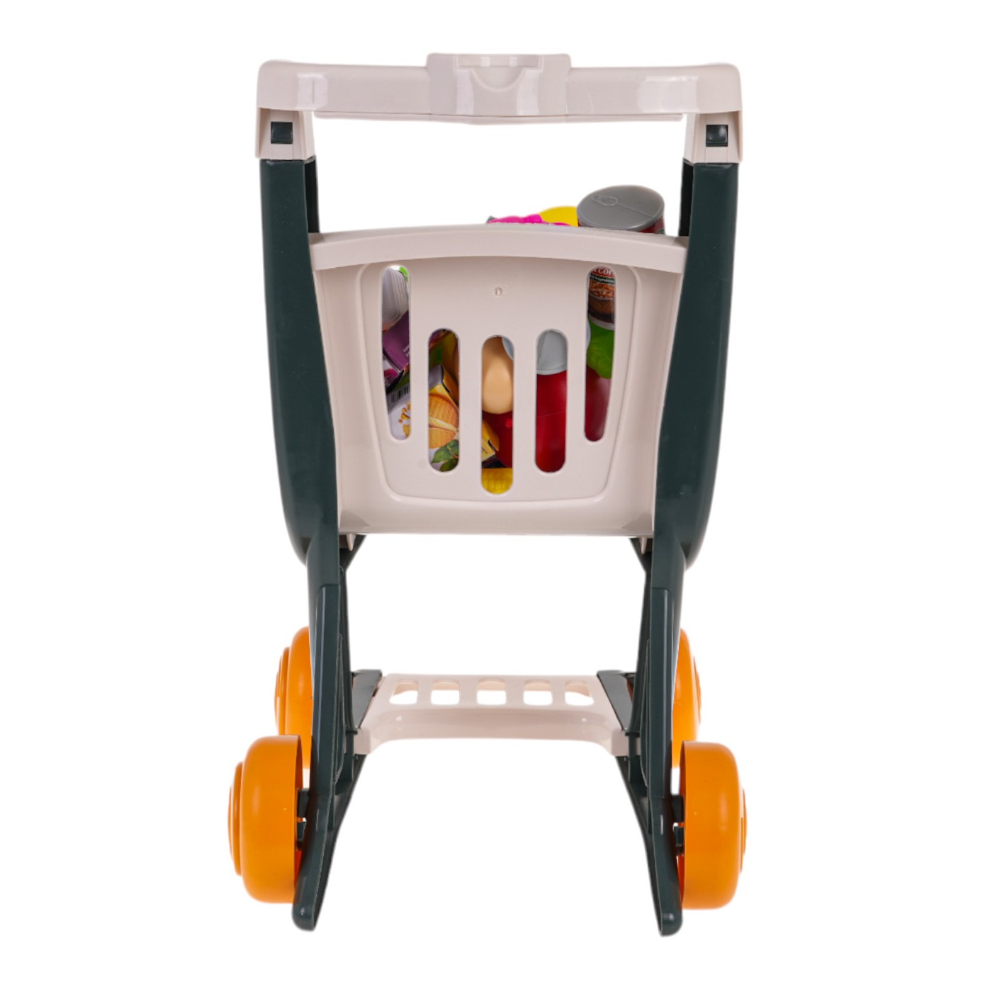 Nákupný košík s funkciou svetla a hudby 41 ks. zelená