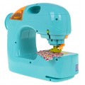 Modrý šijací stroj + príslušenstvo