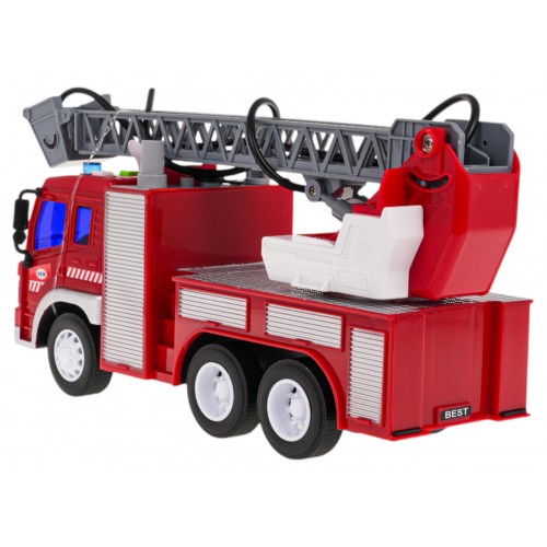 Hasičská zbrojnica s funkciou svetla, zvuku a vody 1:16