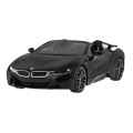BMW i8 Roadster čierny RASTAR model 1:12 Diaľkovo ovládané auto + ovládač 2,4 GHz