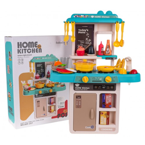 Kuchynská linka s funkciou svetla 43 kusov. Modrá