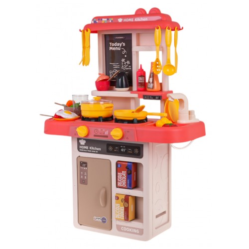 Kuchynská linka s funkciou svetla 43 kusov. Ružová