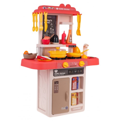 Kuchynská linka s funkciou svetla 43 kusov. Ružová