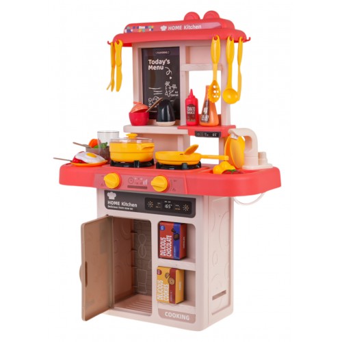 Kuchynská linka s funkciou svetla 43 kusov. Ružová